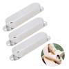 VGEBY 3Pcs Guitar Pickup Shell, Single No Hole Brass Closed