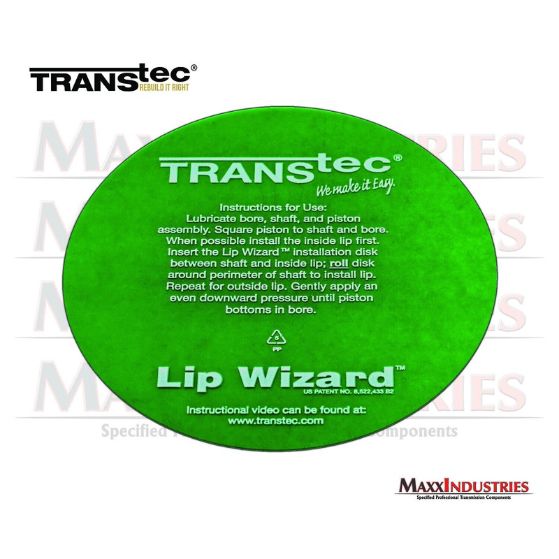 TRANSTEC Lip Wizard™ NEW Transmission Clutch Piston Lip Seal Installer