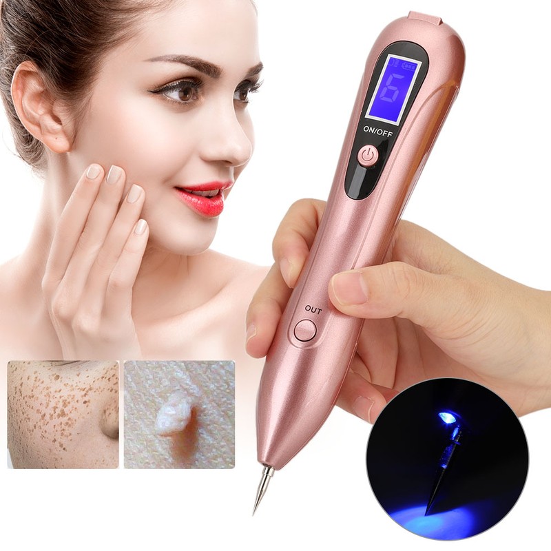 LED Freckle Skin Spots Mole Tattoo Removal Pen Beauty Skin