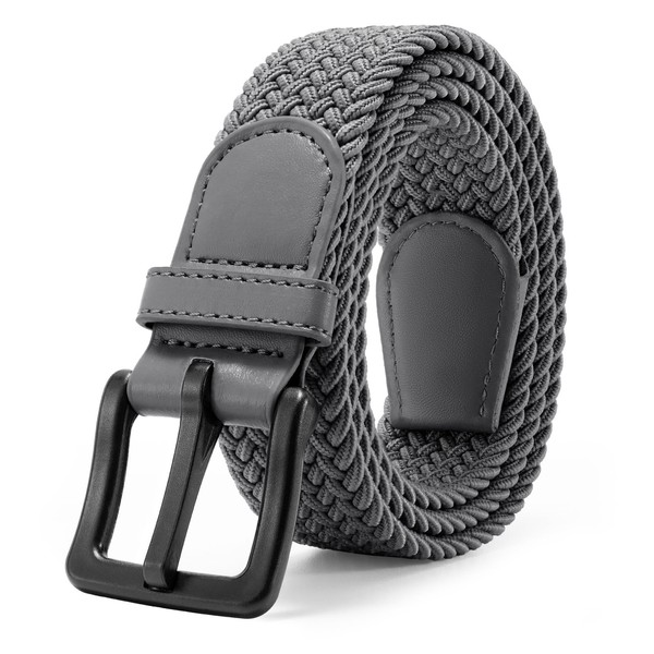 JASGOOD Elastic Braided Belt Men Stretch Golf Woven Casual Jeans