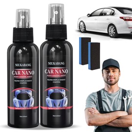 2PCS Nurafix Nano Car Spray, Nano Scratch Remover, Nurafix Nano Spray, 2025 New Nurafix Nano Car Scratch Remover, Nurafix Car Scratch Repair Spray, Scratches Repairing Polish Spray