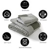 PANGUSHAN 100% Cotton Quilt Set King Size, Patchwork Plaid King