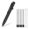 KeyUnity KP04BK Bolt Action Ballpoint Pen with Clip Titanium Alloy