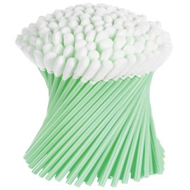 100 Stück Reinigungsstäbchen Mini Reinigung Stäbchen Fusselfrei, Reinigungstupfer, SchaumreinigungsstäBchen, Mehrzweck Schaumstofftupfer Set, für Tintenstrahl Kamera Linsen Reinigung