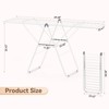 APEXCHASER Clothes Drying Rack, Foldable Drying Rack Clothing, Sturdy Metal