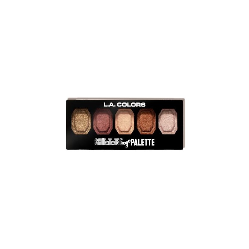 L.A. COLORS Shimmer Eyeshadow Palette, Beam Me Up CES697