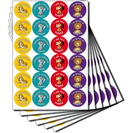 Reward stickers, Children, School, Nursery, "Helping Award"