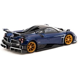 DCD Pagani Imola Argentina Blue Metallic with Black Top "Global64" Series 1/64 Diecast Model by Tarmac Works