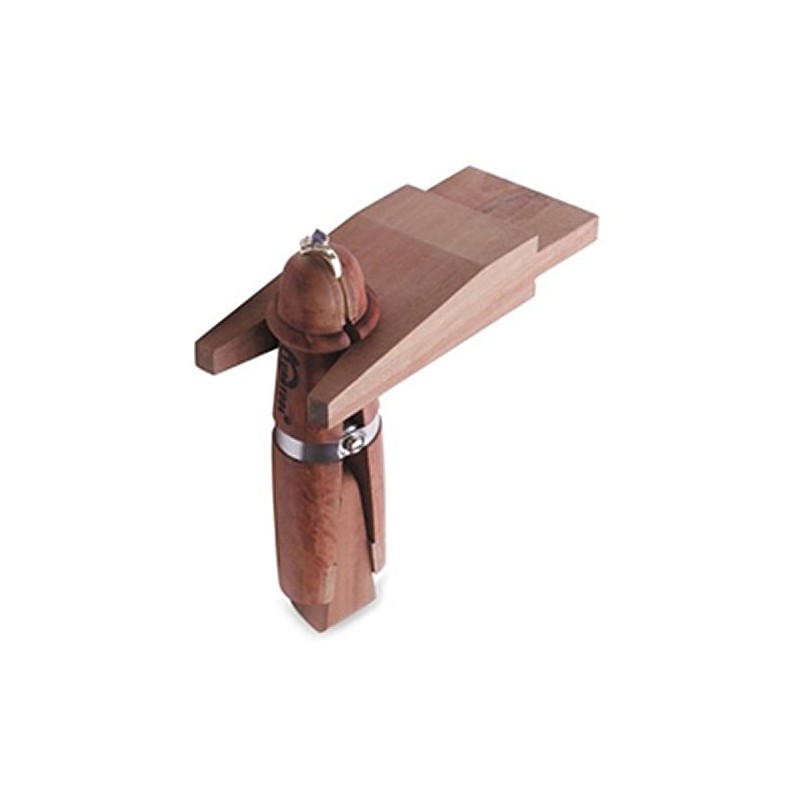 Mahogany Ring Clamp with Collar and Custom Bench Pin |