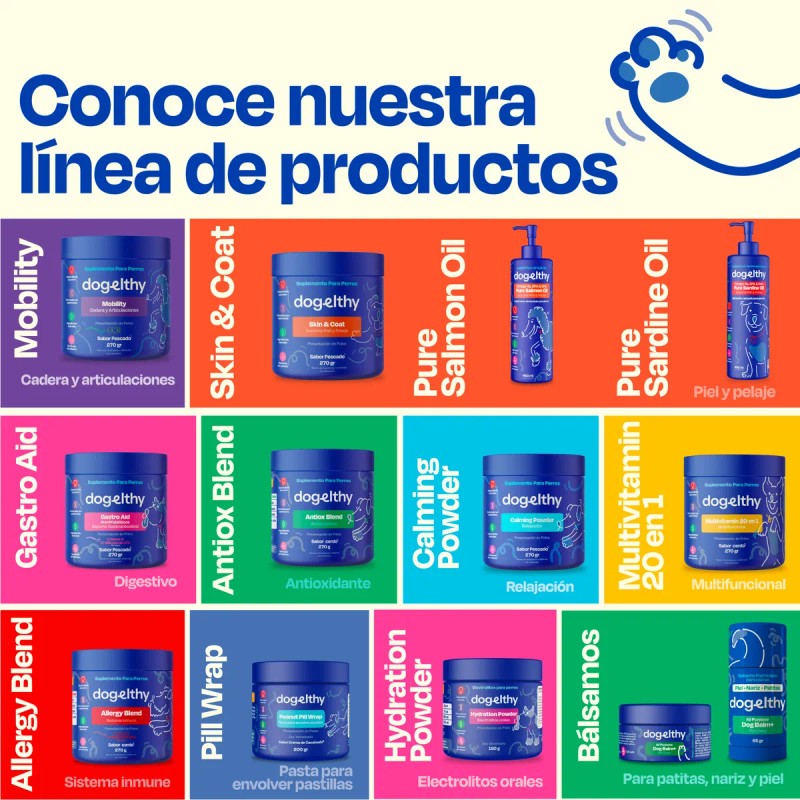 Dogelthy Pack De 2 Mobility Sabor Cerdo Para Perros 270