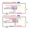 10 Pcs DC 100V / 10A Voltmeter, diymore Voltmeter Ammeter