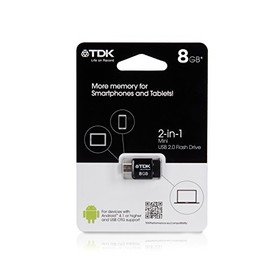 Tdk 938472 - Memory 2 in 1 of 8 GB (mini USB to USB 2.0)