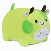 Yeqivo Birthday Cow Plush Pillow Stuffed Animal Toy, Green Birthday