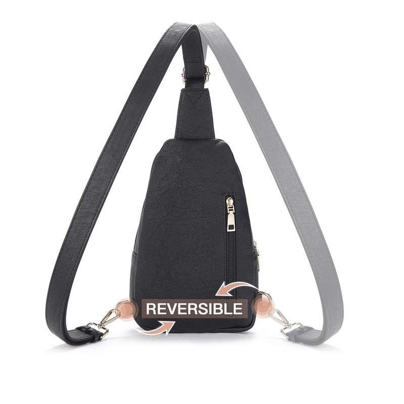 Telena Sling Bag for Women Leather Fanny Pack Crossboday Bags