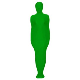Aniler Chromakey Bodysuit - Invisible Effects Background Chroma Keying Body Suit for Green Screen Photography & Video (Medium, Mummy Green)