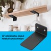 4 Pcs Floating Shelf Brackets, Scaffold Board Shelf Brackets &