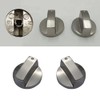LBB＆ZQQ 4Pcs Universal Gas Stove Knobs - 8mm Metal Hob