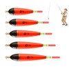 WQNNQW Luminous Float Fishing Floats Set of 5 Plastic Fishing