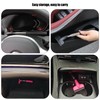 2Pcs Car Window Mini Squeegee, Portable Tiny Car Side Mirror