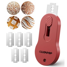 CLUEAPOP Bread Lame, Magnetic Storage Sourdough Scoring Tool With 5 Individual Blades For Artisan Bread, Essential Sourdough Baking Supplies, Scoring Knife for Bread Baking