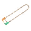 World One ABC Gold Plated Men Jewelry Necklace Miami Turnover