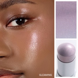 hince True Dimension Radiance Balm 10g - Shimmer Glow Face Highlighter Stick, Translucent Colors, Cream Blush Stick, Glass Skin in a Balm, Korean Beauty, Natural Makeup (GLEAMING, LT003)