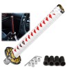 Samurai Sword White Red Shift Knob Shifter Alloy Katana Adapters