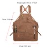 aolaso Canvas Tools Apron, Work Aprons Engineers Carpenter Painting Apron