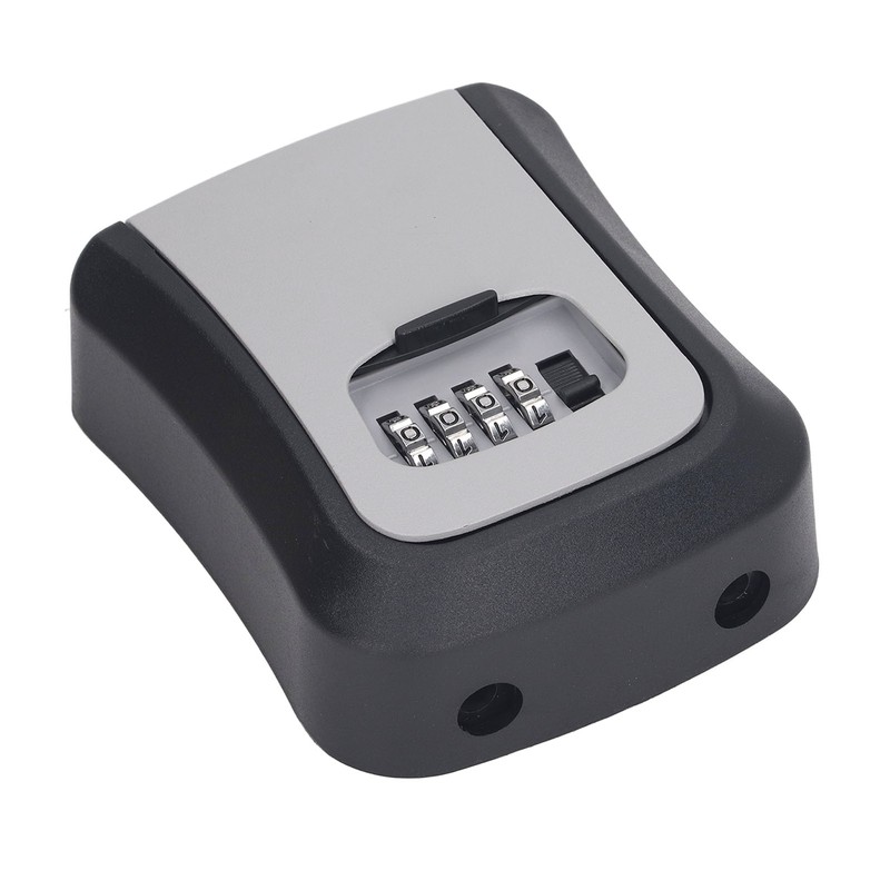 Key Lock Box 5in 4 Digit Combination Lockbox Resettable Code