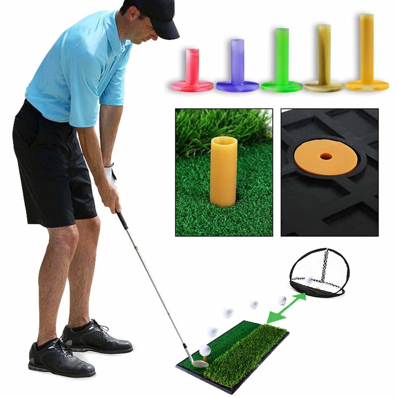 zalati Golf Tees 6pcs Golf Top Holder Stand Rubber for