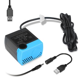 SanKlev SP-400LV Cat and Dog Water Fountain Pump with Grommet,USB Replacement Pump for Pet Drinking Fountains Compatible with Butterfly,1/2 Gallon, 1 Gallon, 2 Gallon