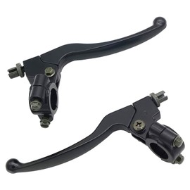 KAKO 7/8" Clutch Brake Handle Lever Perch, Left Right Brake Clutch Lever Perch, Black Universal Clutch Lever for Honda CR XL XR CRF XR80 XR100 CRF70 CRF50 CRF80 CRF100 CRF150 Dirt Bike Brake Lever
