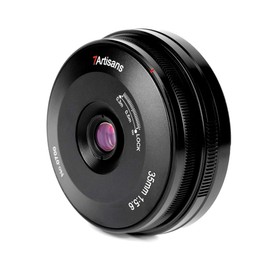 7artisans 七工匠 3556ZB 35mm F5.6 for Nikon Z Pancake Lens Single Focus Lens Full-Size Lens Ultra-thin Camera Lens Wide-Angle Lens Z-Mount Compatible with Z6 Z7 Z50 (2-Year Warranty, Domestic Genuine