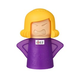 OIF Angry Mama Microwave Cleaner Angry Mom Microwave Oven Steam Cleaner Easily Cleans the Crud In Minutes. Steam Cleans With Vinegar and Water for Home or Office Kitchens-Purple