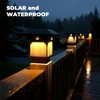 Kemeco Solar Post Cap Lights for 4x4 Posts, 2 Pack