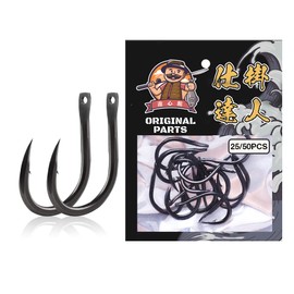Yushinkan Fishing Gear, Perforated Sea Bream Needles, 25/50 Pieces, Total 6 Sizes (No. 10-15), Compatible with All Shellfish and Sea Urchins, High Strength, Factory Direct Cost, Ishidai (10#/50 Sheets)