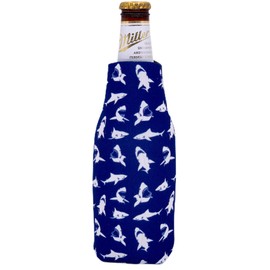 Shark Pattern Beer Bottle Coolie (1)