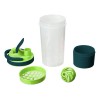 Shaker Mezclador Awvuq 700ml Verde Con Filtro Proteína Gimnasio Libre