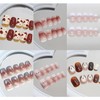 6 Pack (144pcs) Nail Tips Popular Medium Design, NIUANIUA Short