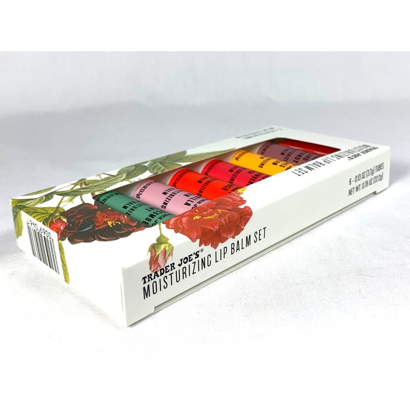 TRADER JOE'S Moisturizing Lip Balm Soothe Dry Lips Set of