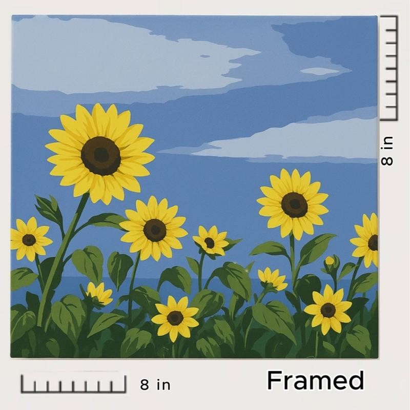 DIY Paint By Numbers Kit – Framed & Unframed (Easy