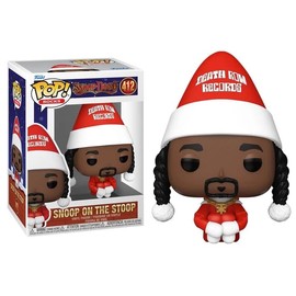 Funko Holiday Snoop Dogg with Santa Hat + Pop Protector: Pop! Rocks Vinyl Figure (Gift Set Bundled with ToyBop Box Protector Collector Case)