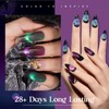 MIZHSE 9D Cat Eye Gel Nail Polish 2 Pcs, Chameleon