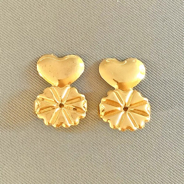 Dry Gulch Beads and Jewelry Post Earring Backs 14x10mm Hypoallergenic