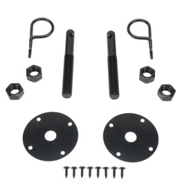 Black Steel Hood Pin Kit with Hair Pins