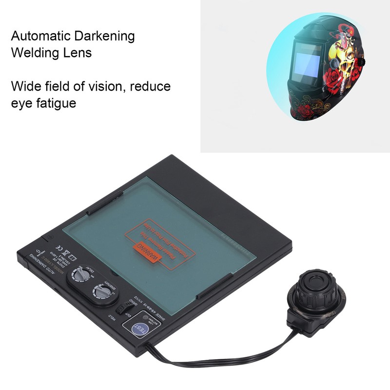 Automatic Darkening Lens with Battery Multifunctional Large Window Electric Welding