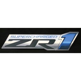 West Coast Corvette / Camaro C6 ZR1 Corvette Supercharged Metal Sign 34x8 inches