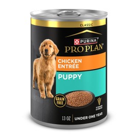 Purina Pro Plan Purina Pro Plan Grain Free, High Protein Wet Puppy Food, FOCUS Classic Chicken Entree - (12) 13 oz. Cans