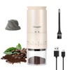 Mongdio Portable Electric Burr Coffee Grinder with 38 Adjustable Settings,