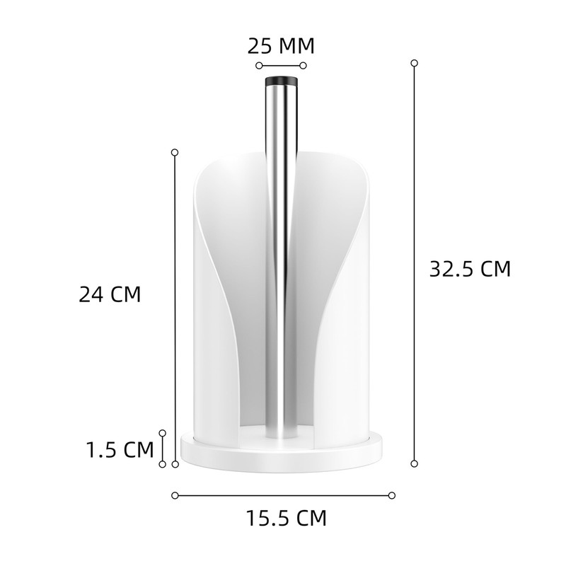 Toilet Paper Towel Holder, Stainless Steel Freestanding Bathroom Tissue Organizer,
